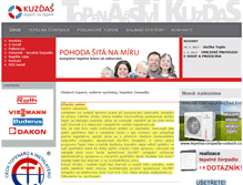 Tablet Screenshot of kuzdas.cz